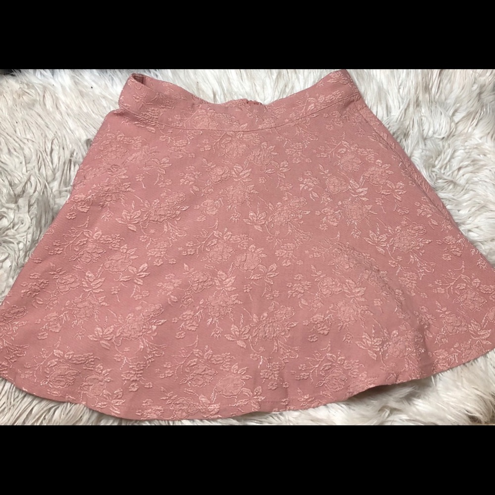 Forever 21 pink circle skirt